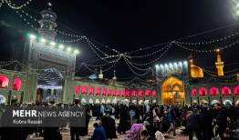 مراسم احیا شب نوزدهم ماه مبارک رمضان در حرم مطهر امام رضا(ع)