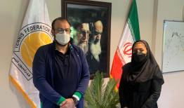 دیدار رئیس هیئت تنیس منطقه آزاد انزلی با جناب دکتر ضیاء آذری