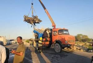 تصادف در دیر ۴ فوتی داشت؛ برخورد رخ به‌رخ و آتش‌سوزی خودروها