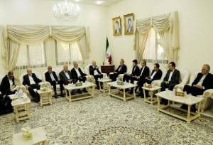 رایزنی رهبران حماس با لاریجانی در دوحه