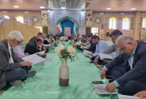محفل جزء خوانی قرآن کریم در مصلای جمعه گناوه