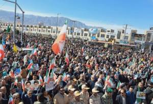 حماسه بهمن در بیرجند؛ خیابان‌ها غرق در لبیک به فرمان رهبری