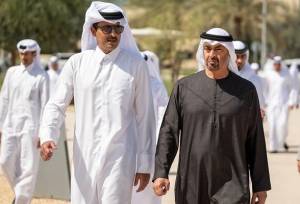 محورهای رایزنی امیر قطر با رئیس امارات