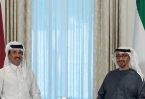 سفر امیر قطر به امارات