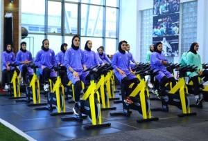 تمرین بدنسازی ملی‌پوشان فوتبال زنان در سالن پک برگزار شد