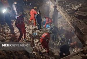 حادثه انفجار گاز در ساختمانی در قم