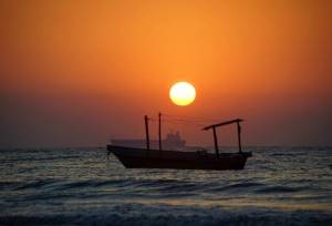 افزایش سرعت باد و مواج شدن دریاهای جنوب هرمزگان