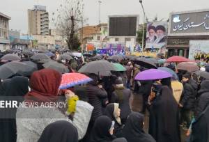 حماسه حضور رشتوندان در ۲۲ بهمن تماشایی