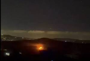 حمله هوایی رژیم صهیونیستی به شرق لبنان+ فیلم