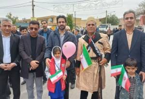 راهپیمایی ۲۲ بهمن در پلدختر