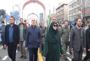 حضور رئیس سازمان حفاظت محیط زیست در راهپیمایی ۲۲ بهمن