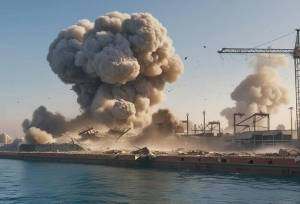 احتمال شنیده شدن صدای انفجار در محدوده شهر جاسک