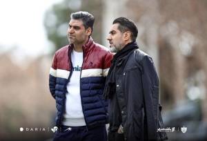 برگزاری تمرین تیم فوتبال پرسپولیس با حضور مدیرعامل