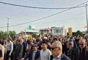 راهپیمایی ۲۲ بهمن در آب‌پخش