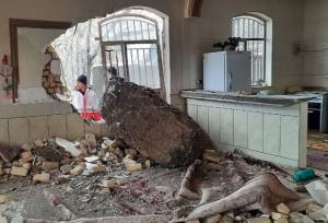 رانش زمین در روستای «کاکلستان» الیگودرز