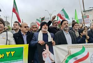 راهپیمایی دشمن شکن ۲۲ بهمن در بهشهر