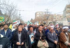 حضور پرشور مردم بجنورد در راهپیمایی ۲۲ بهمن 