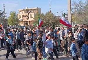 راهپیمایی ۲۲ بهمن در چاه‌مبارک