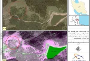 تصاویر ماهواره ای «خیام» از کاهش پوشش جنگلی اطراف دریاچه سوها