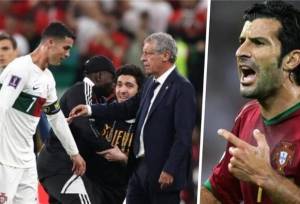 واکنش فیگو به مقایسه با کریستیانو رونالدو