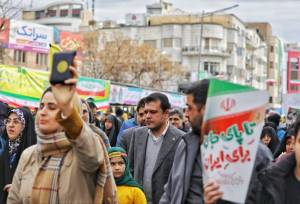 معاون علمی رئیس‌جمهور در راهپیمایی ۲۲ بهمن حضور یافت