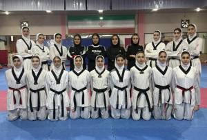 برگزاری اردوی تیم دختران تکواندو ایران برای قهرمانی جهان