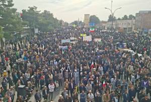حماسه حضور مردم تربت‌جام در جشن ۴۷سالگی انقلاب