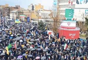 حماسه آفرینی مردم مرزدار ارومیه در راهیپمایی ۲۲ بهمن