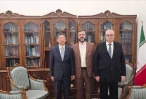 دیدار و گفتگوی غریب آبادی با سفرای روسیه و چین