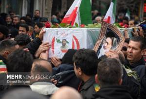 مراسم تشییع شهید برون در قلعه‌تل برگزار می‌شود