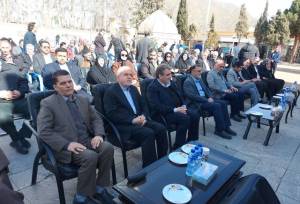 رونمایی از المان بایزید بسطامی با حضور وزیر میراث فرهنگی