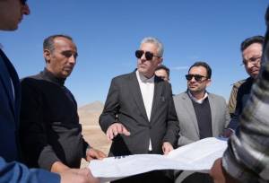 آماده‌سازی سایت ۷۴ هکتاری نهضت ملی مسکن در گلمان 