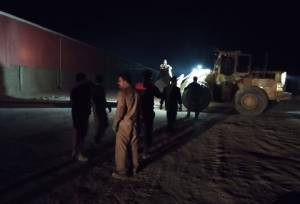 مهار آتش‌سوزی کارخانه کاشی و سرامیک در ابرکوه