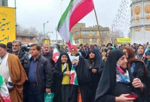 خروش مردم دیار علویان در فجر پیروزی‌