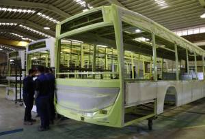 افتتاح واحد صنعتی تولید بدنه اتوبوس و مینی بوس در سمنان