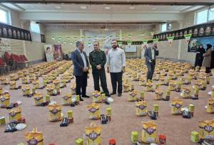 ۶۰۰ بسته غذایی سفره‌های افطار نیازمندان مشگین‌شهر را رنگین کرد