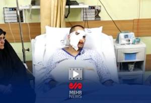 جوانی که چشمش را داد تا خوابِ هموطنش آشفته نشود