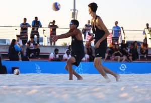 مدیر تیم والیبال ساحلی استقلال مشهد: به موفقیت در برابر فولاد ایمان داشتیم