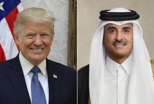 محورهای گفتگوی تلفنی امیر قطر و ترامپ