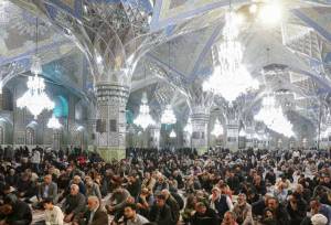 ویژه برنامه مناجات خوانی شب اول ماه رمضان در حرم امام رضا(ع)