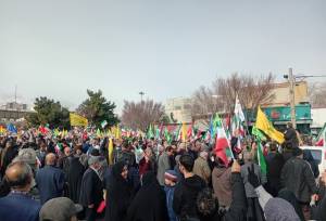 مراسم راهپیمایی ۲۲ بهمن در اراک آغاز شد