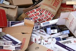 توقیف محموله میلیاردی سیگار قاچاق در ایست و بازرسی شهید زارعی بهار