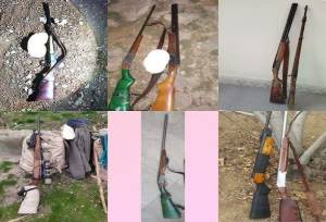 کشف ۱۳ قبضه اسلحه از شکارچیان غیرمجاز در لرستان