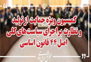 بررسی اصلاح قانون تأمین مالی تولید در کمیسیون ویژه حمایت از تولید