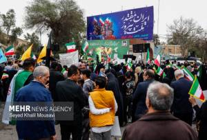 خروشی که انتها نداشت؛ خیابان های خوزستان در دریای جمعیت گم شدند