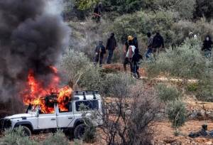 افزایش حملات علیه فلسطینی‌ها در ماه رمضان؛ خانه‌ها در آتش سوختند