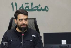 نصب سردیس شهید سیروس مرادی رحیم‌آبادی در منطقه ۱۱ تهران