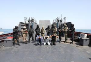 تمرین آزادسازی کشتی ربوده شده در رزمایش مرکب دریایی ایران و روسیه