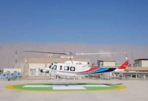 اورژانس هوایی جان یک بیمار تصادفی در بستک هرمزگان را نجات داد