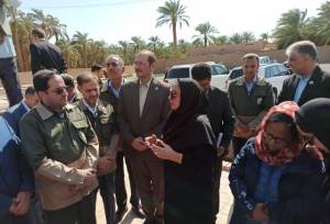 بازدید معاون وزیر جهاد کشاورزی از قنوات ثبت جهانیِ بم 